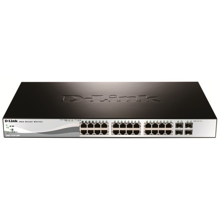"D-Link 24-Port PoE Gigabit Ethernet Switch (DGS-1210-28P) – High-Performance Networking"